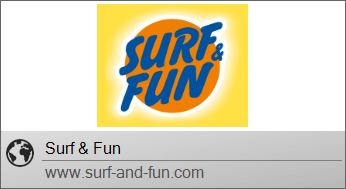 Visitenkarte Surf-and-fun